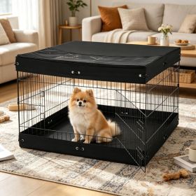 Dog House with Space-Saving for Outdoor